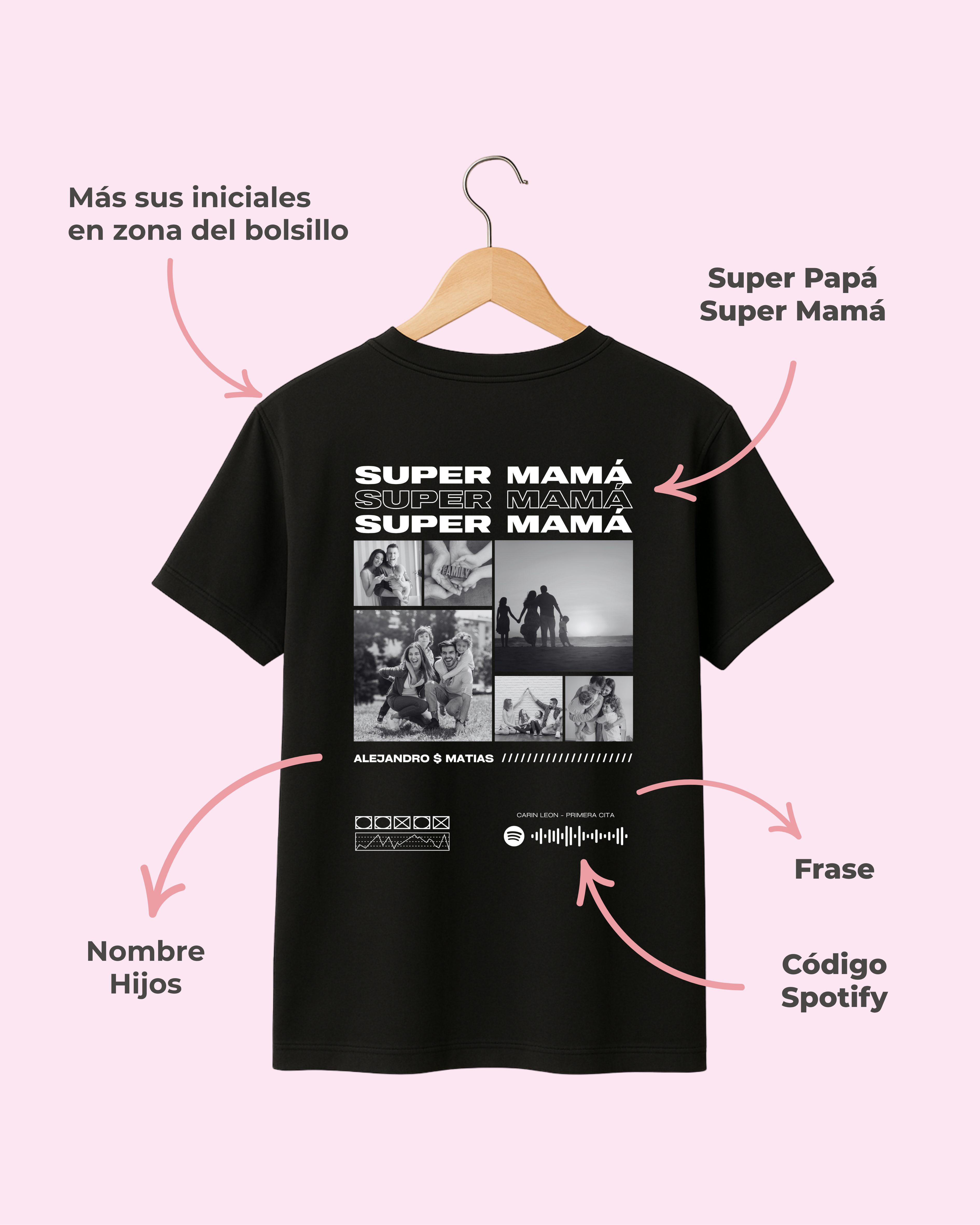 Polera Personalizada | Mamá o Papá