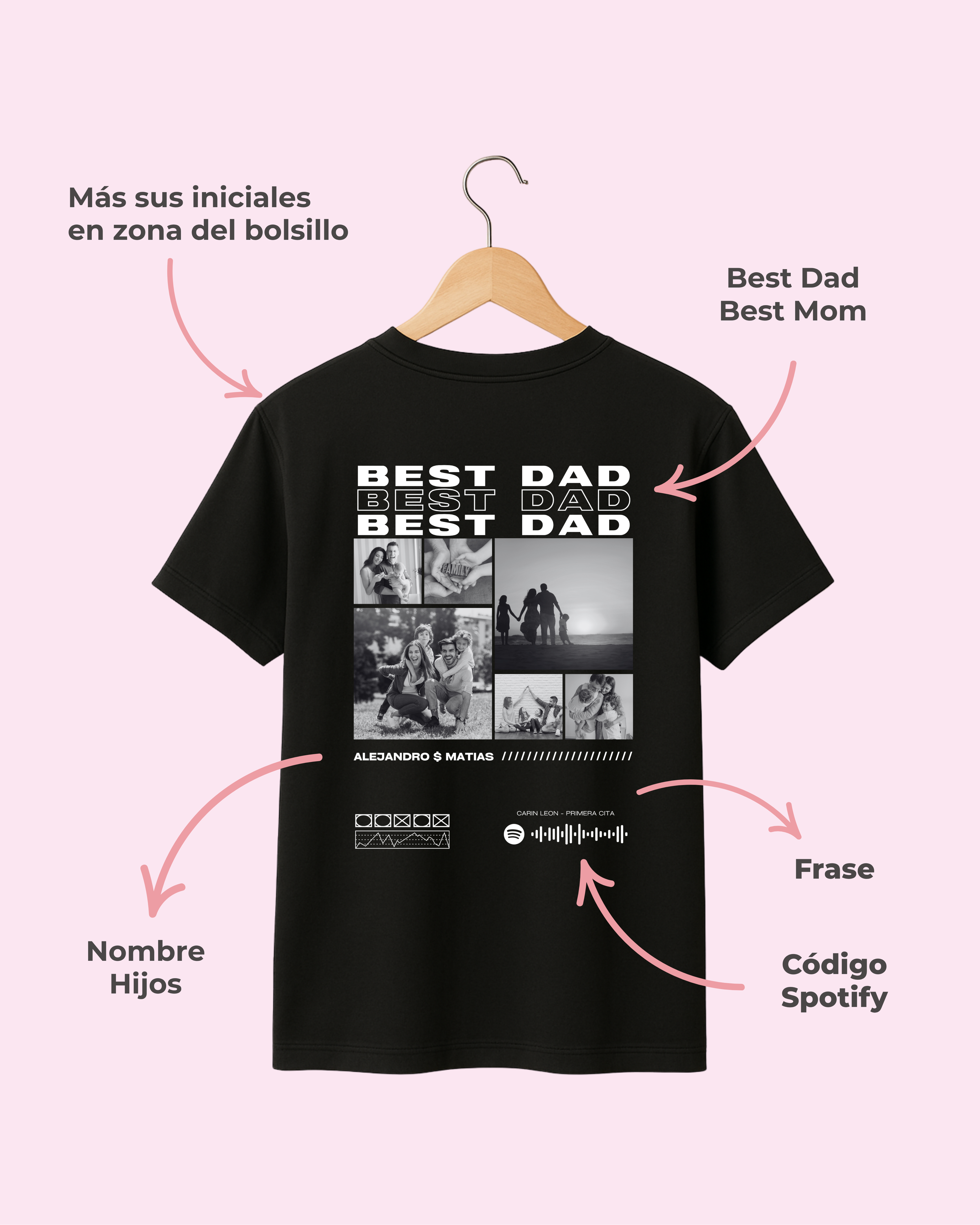 Polera Personalizada | Mamá o Papá