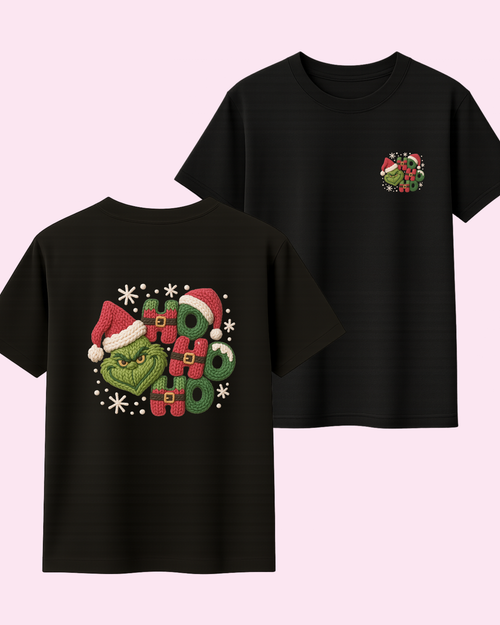 Polera Navideña | Ho Ho Ho Grinch